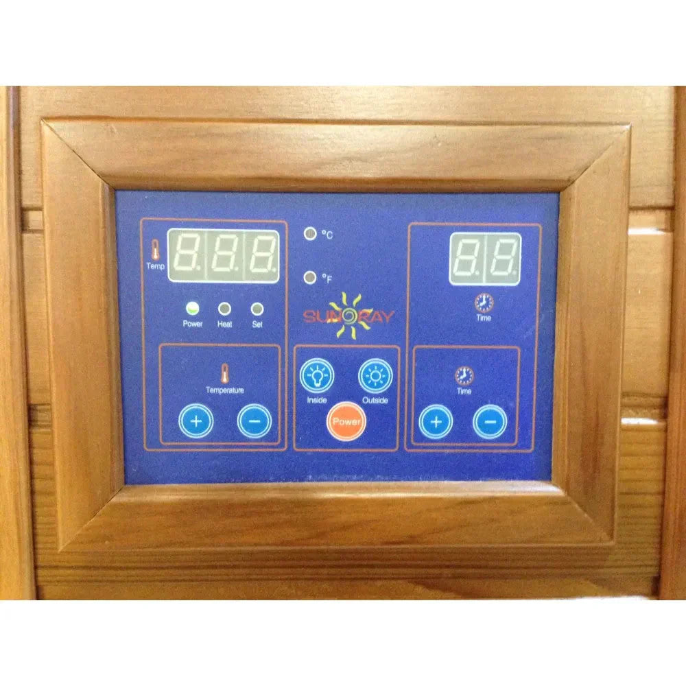 Sunray Saunas Saunas Burlington 2 Person Outdoor Infrared Sauna