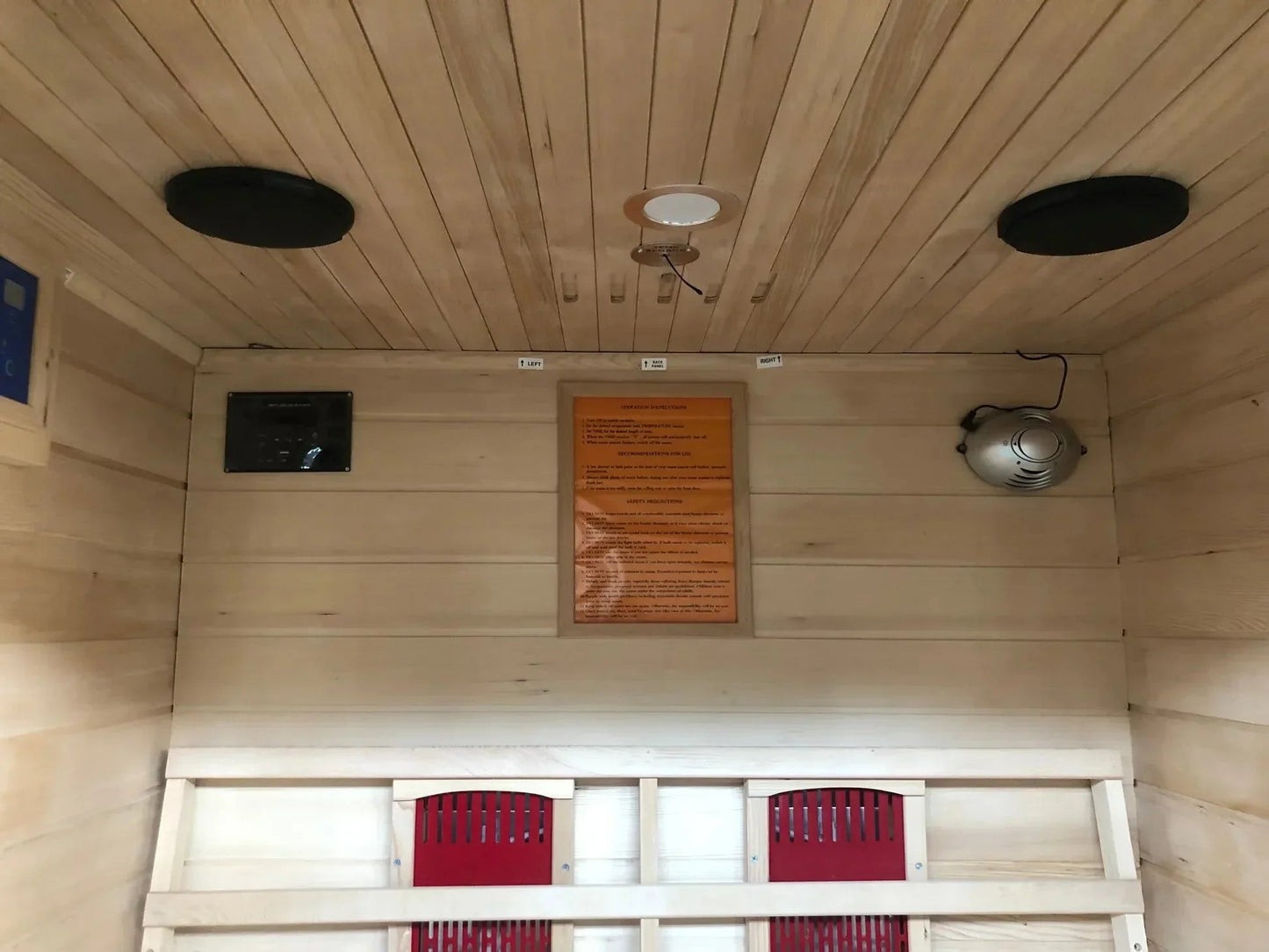 Sunray Saunas Saunas Burlington 2 Person Outdoor Infrared Sauna