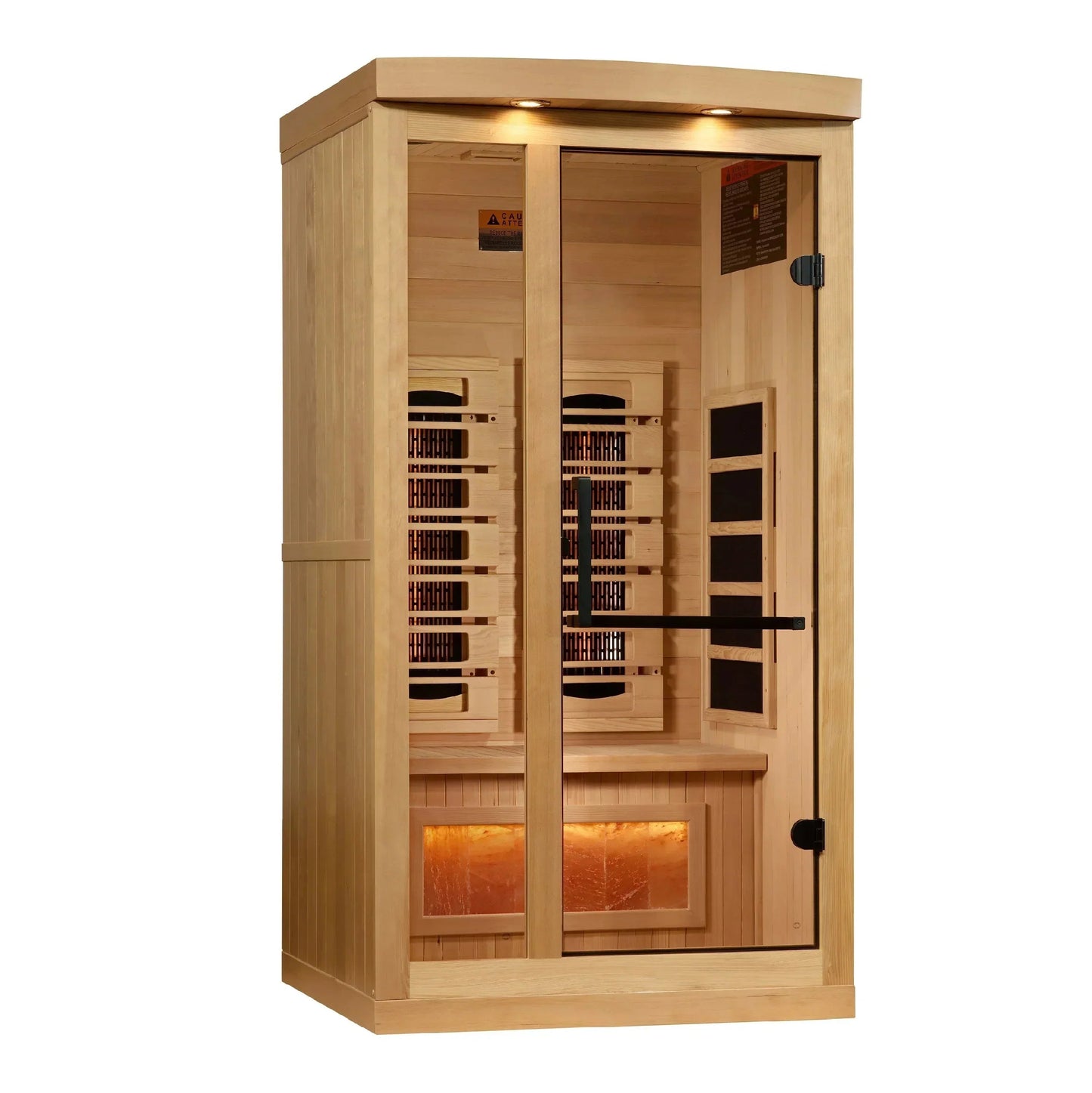 Golden Designs 1-2-Person 2025 Reserve Edition GDI-8010-03 Full Spectrum with Himalayan Salt Bar-Golden Designs-HQ Sauna