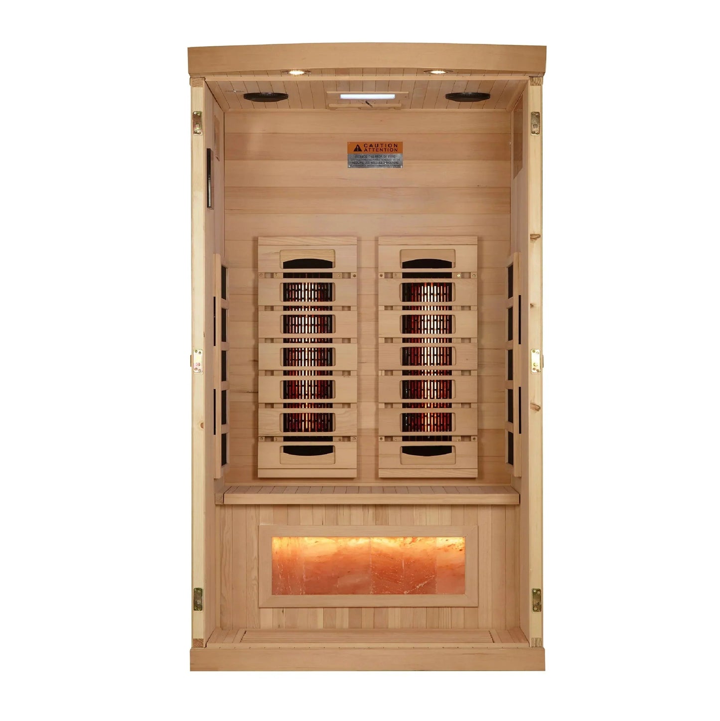 Golden Designs 1-2-Person 2025 Reserve Edition GDI-8010-03 Full Spectrum with Himalayan Salt Bar-Golden Designs-HQ Sauna