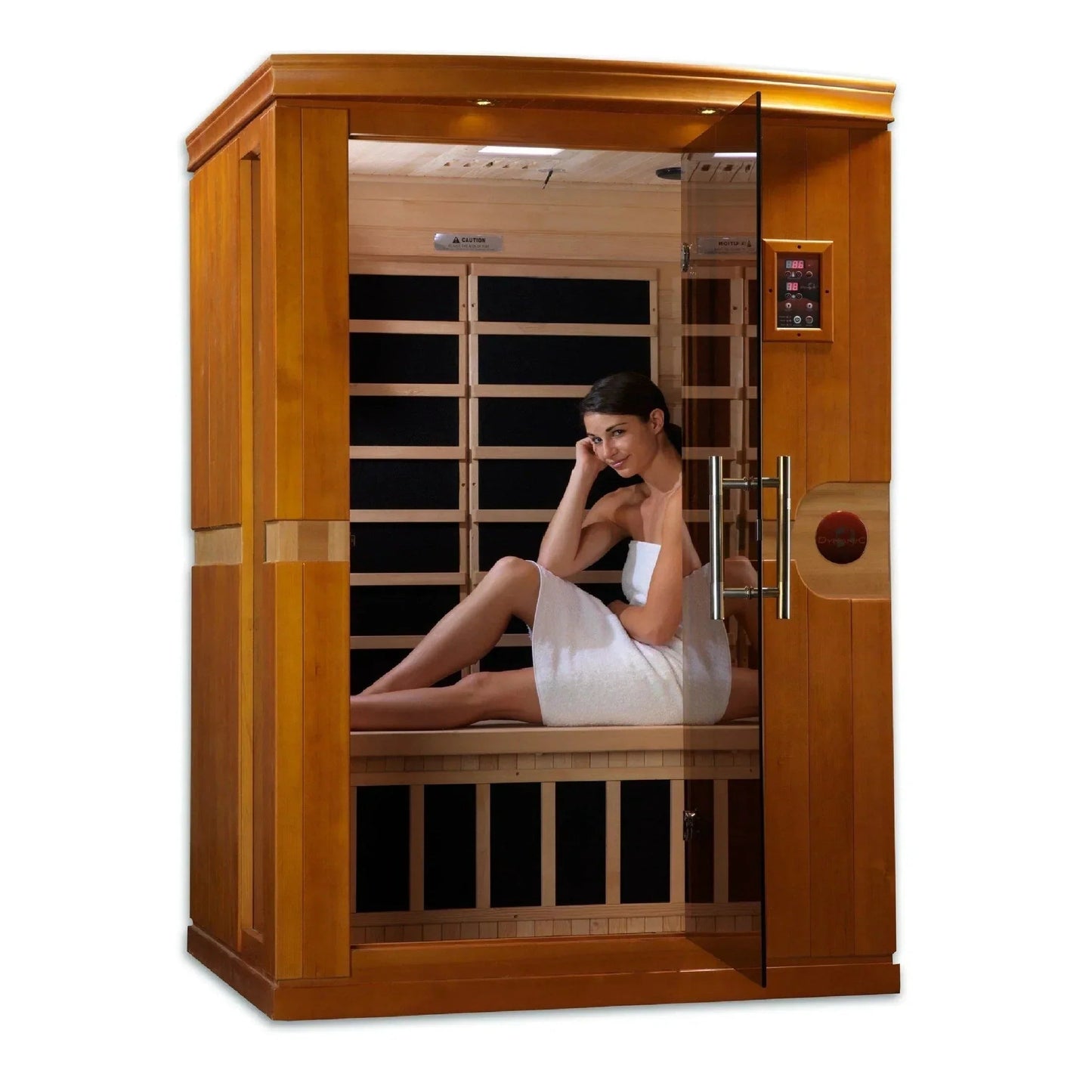 Dynamic "Venice" 2-person Low EMF FAR Infrared Sauna DYN-6210-01-Dynamic Saunas-HQ Sauna