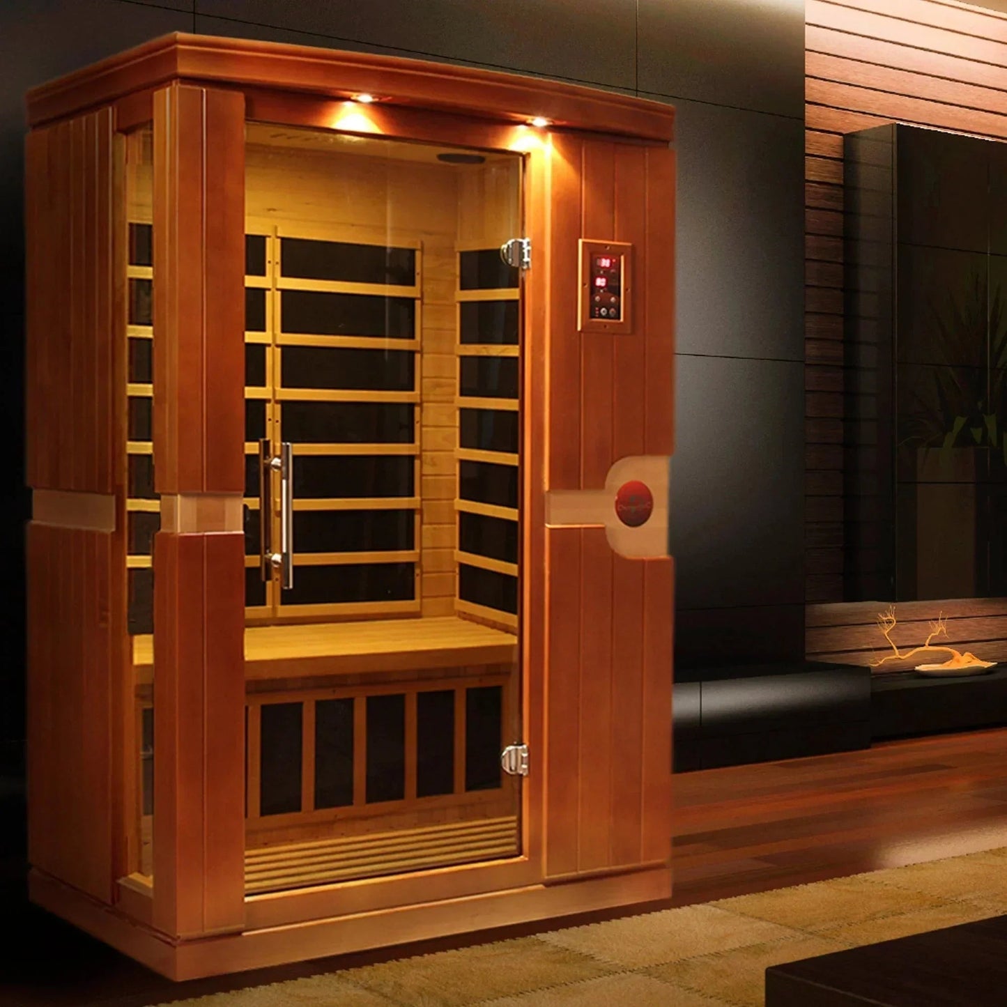 Dynamic "Venice" 2-person Low EMF FAR Infrared Sauna DYN-6210-01-Dynamic Saunas-HQ Sauna