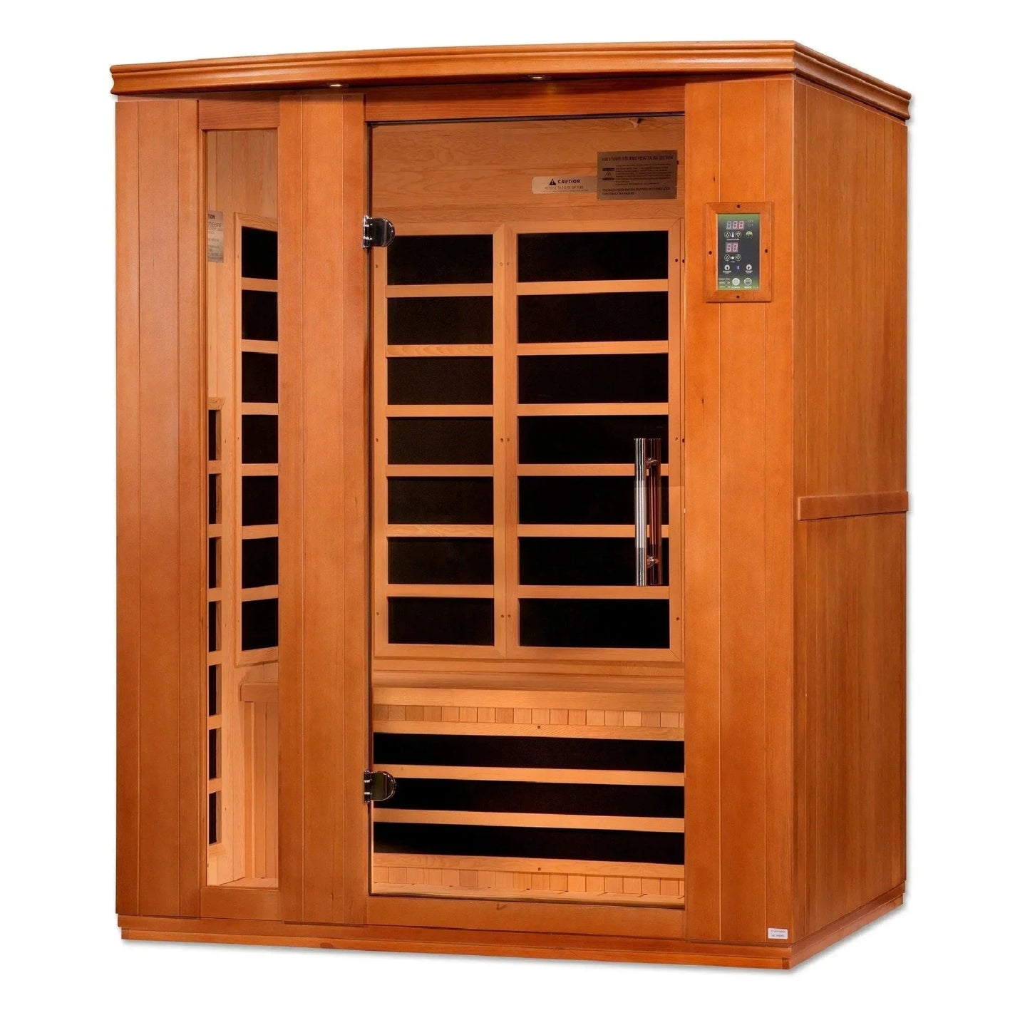 Dynamic Saunas "Lugano" 3-person Low EMF FAR Infrared Sauna DYN-6336-02-Dynamic Saunas-HQ Sauna