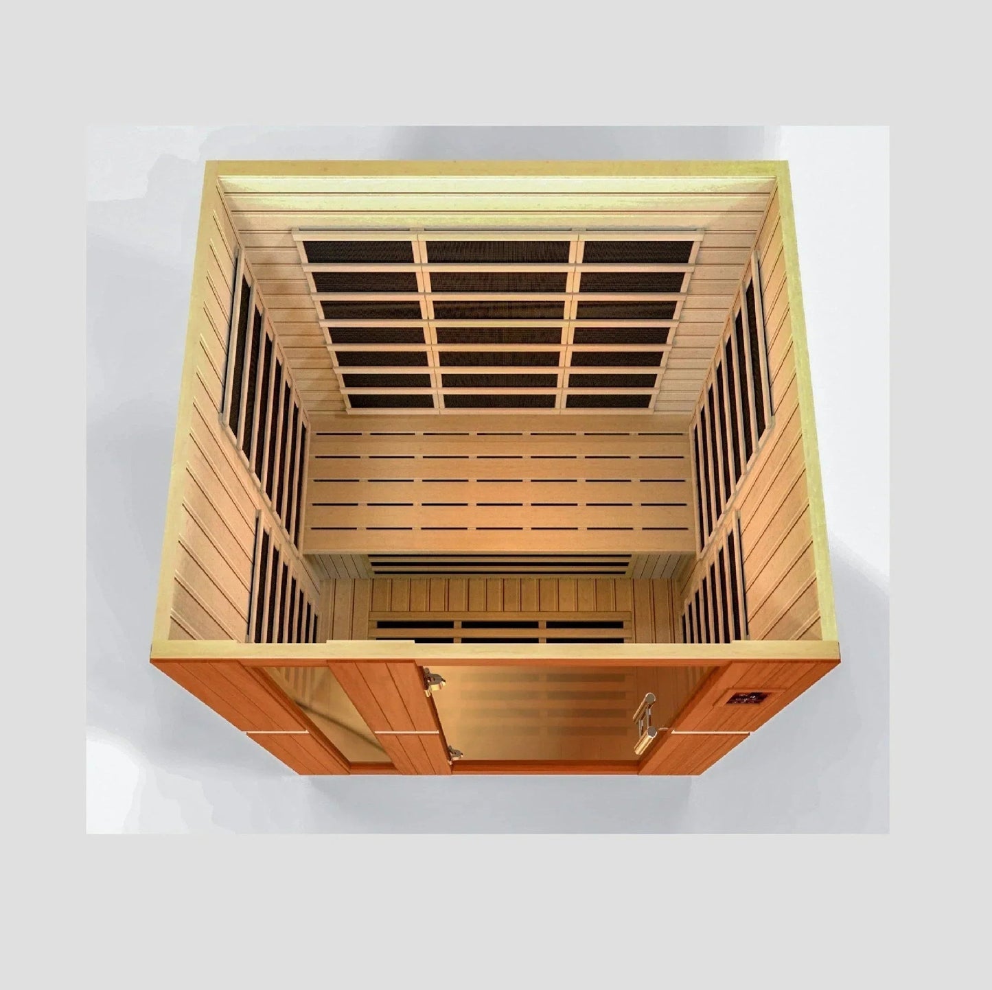 Dynamic Saunas "Lugano" 3-person Low EMF FAR Infrared Sauna DYN-6336-02-Dynamic Saunas-HQ Sauna