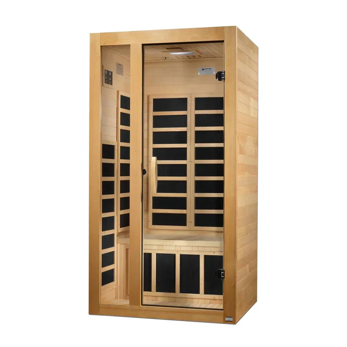 Dynamic "Gracia" 1-2-person Low EMF FAR Infrared Sauna DYN-6119-01-Dynamic Saunas-HQ Sauna