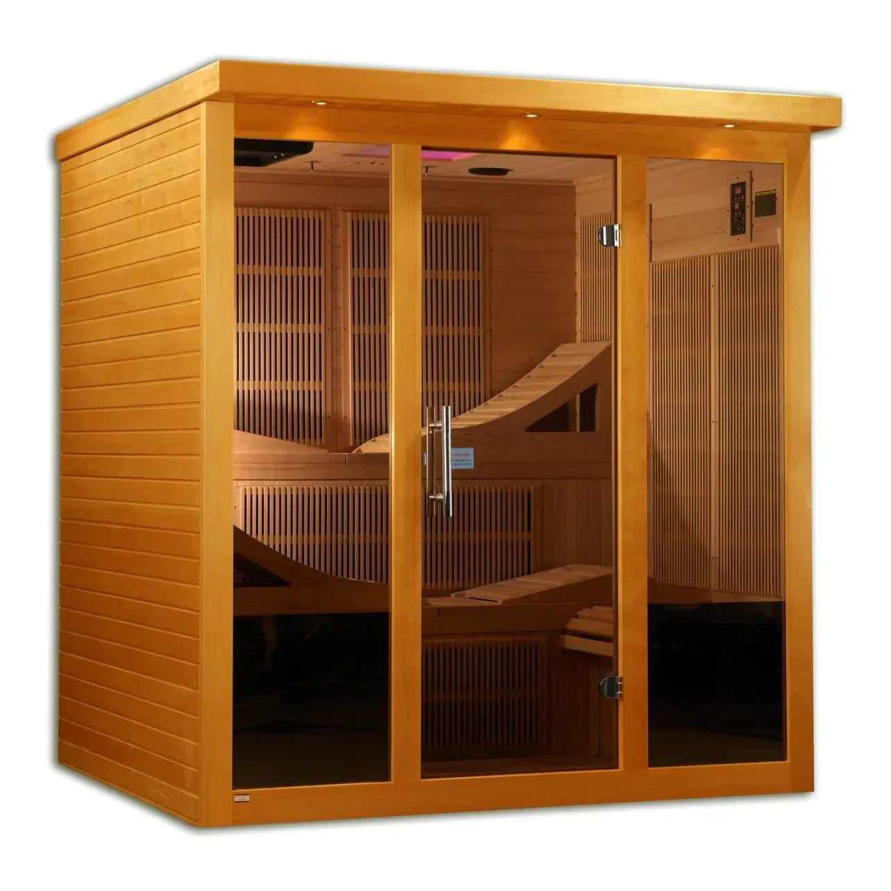 Dynamic Monaco 6-person Ultra Low EMF FAR Infrared Sauna-Dynamic Saunas-HQ Sauna
