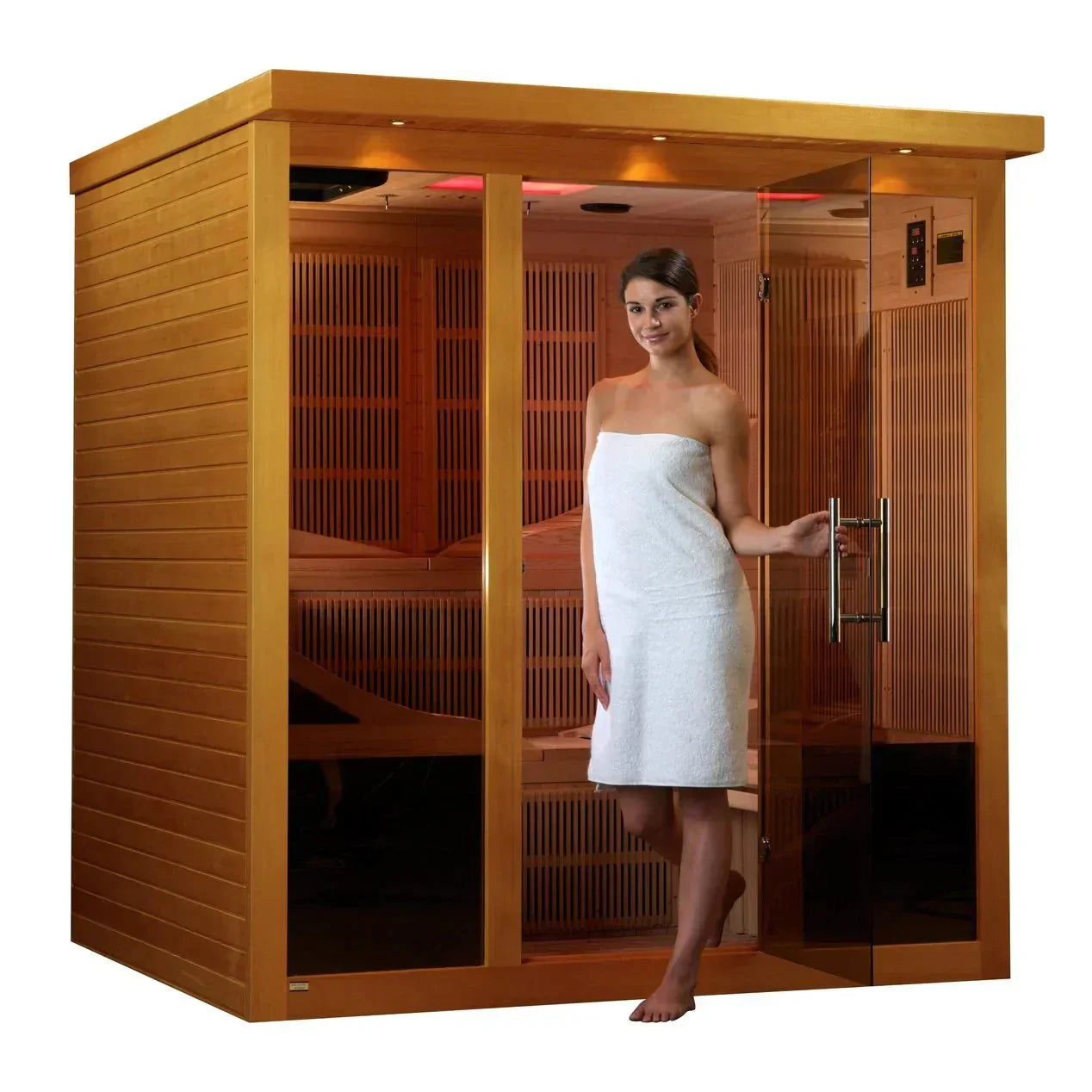 Dynamic Monaco 6-person Ultra Low EMF FAR Infrared Sauna-Dynamic Saunas-HQ Sauna