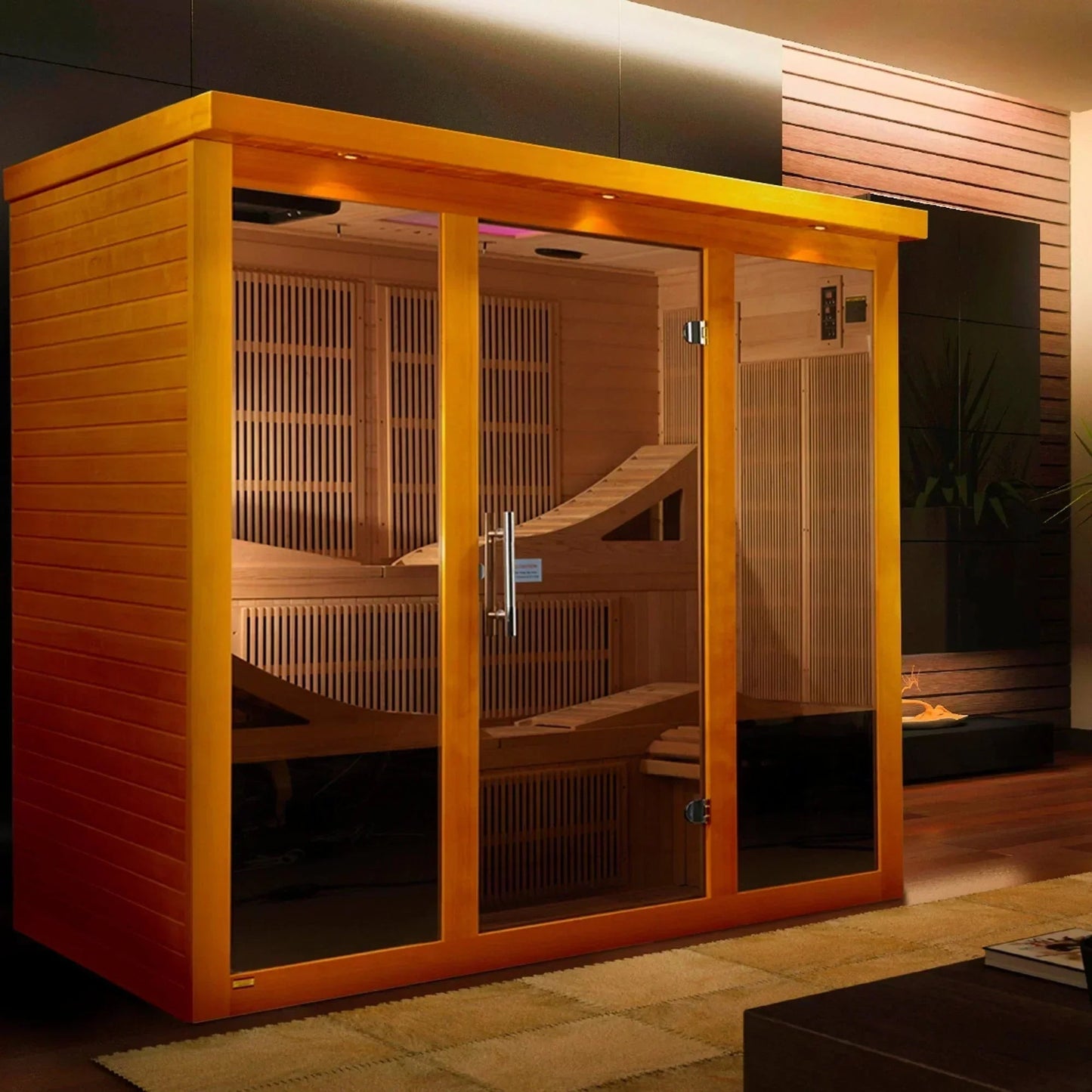 Dynamic Monaco 6-person Ultra Low EMF FAR Infrared Sauna-Dynamic Saunas-HQ Sauna