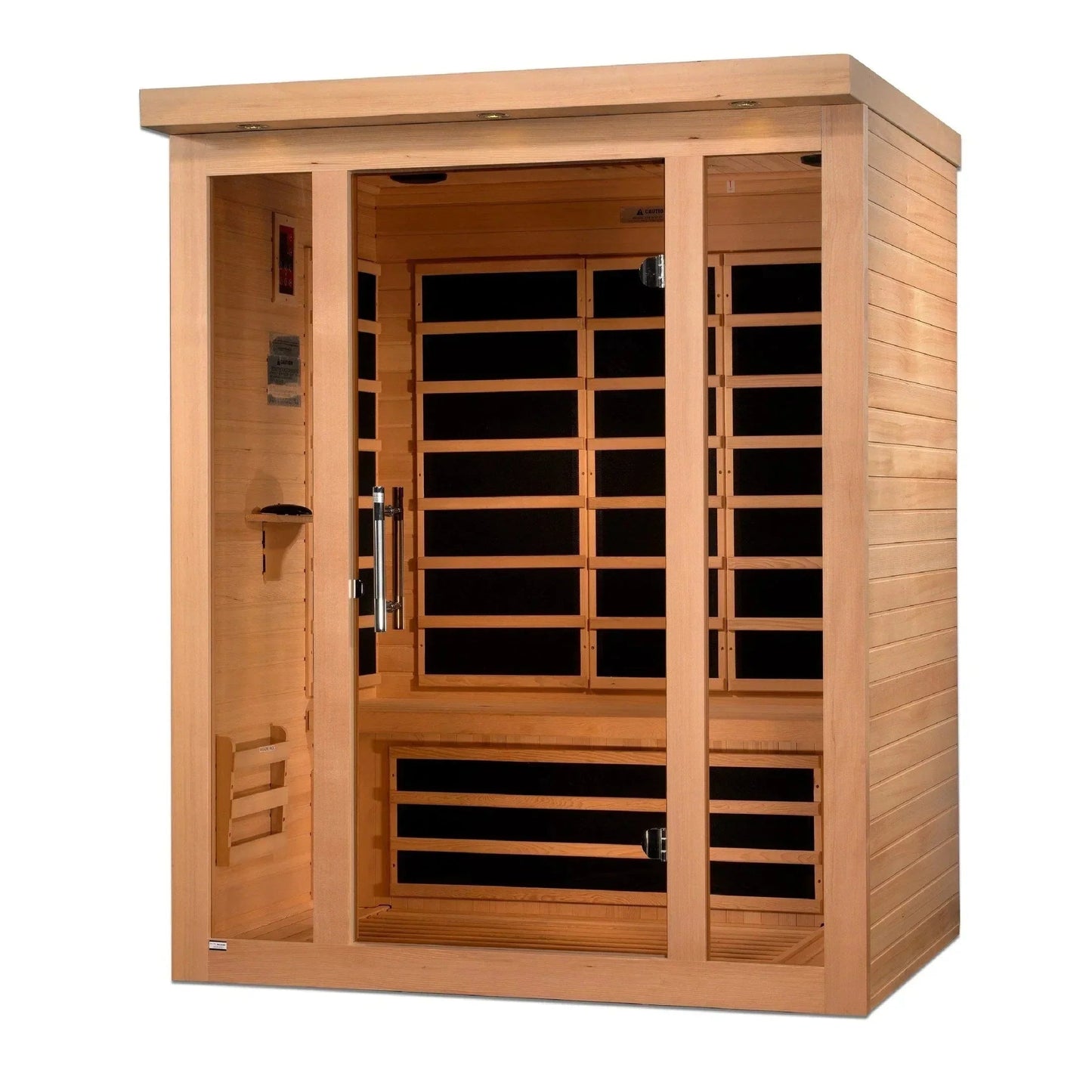 Dynamic Vila 3-person Ultra Low EMF (Under 3MG) FAR Infrared Sauna (Canadian Hemlock)-Dynamic Saunas-HQ Sauna