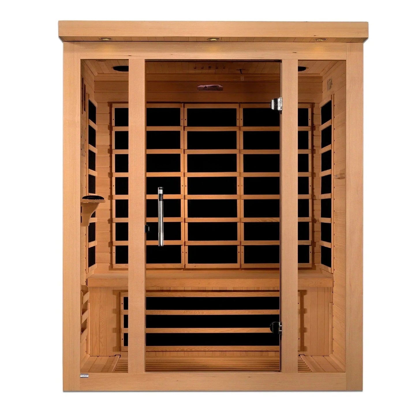 Dynamic Vila 3-person Ultra Low EMF (Under 3MG) FAR Infrared Sauna (Canadian Hemlock)-Dynamic Saunas-HQ Sauna
