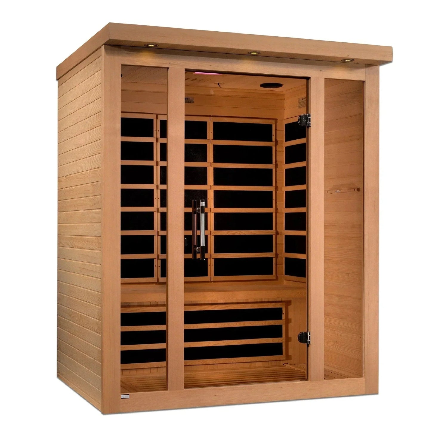 Dynamic Vila 3-person Ultra Low EMF (Under 3MG) FAR Infrared Sauna (Canadian Hemlock)-Dynamic Saunas-HQ Sauna