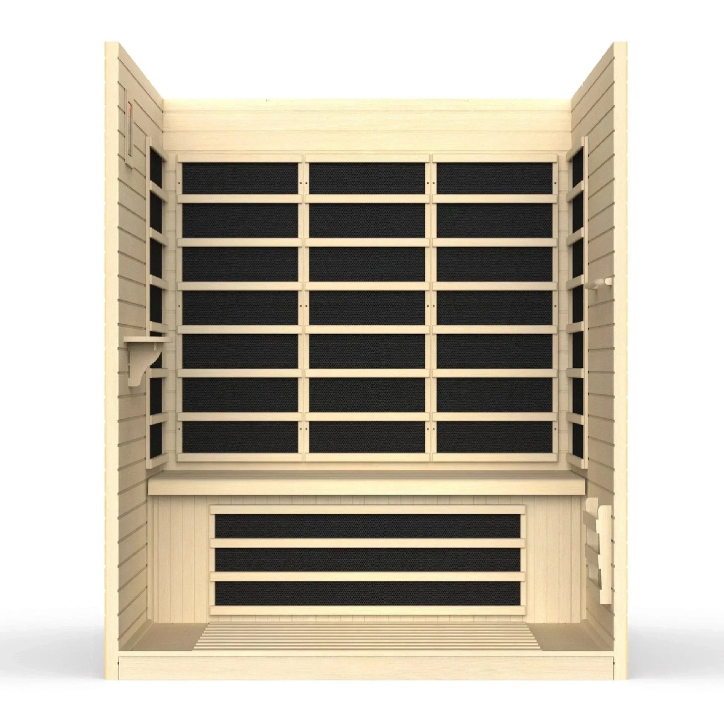 Dynamic Vila 3-person Ultra Low EMF (Under 3MG) FAR Infrared Sauna (Canadian Hemlock)-Dynamic Saunas-HQ Sauna