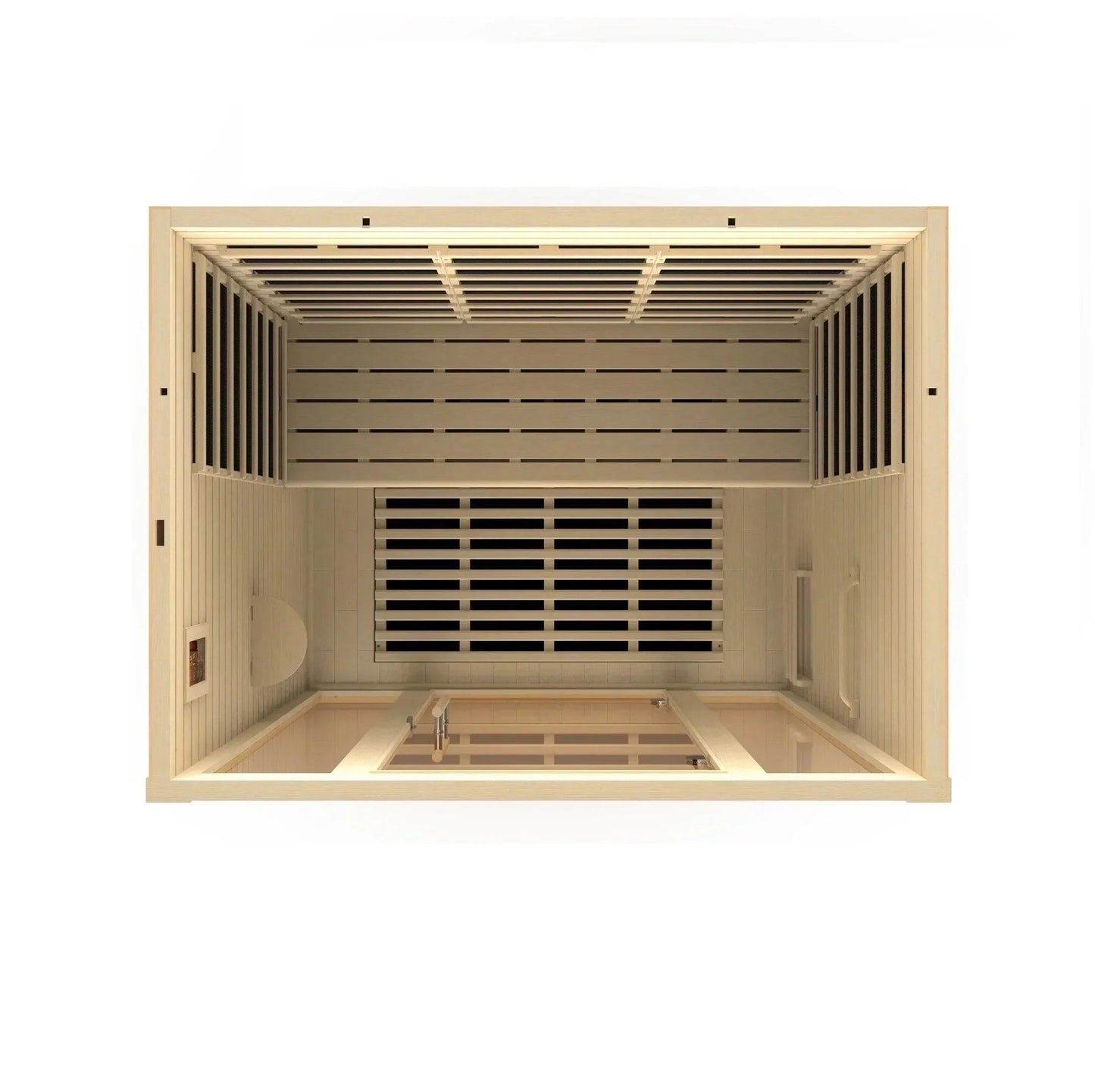 Dynamic Vila 3-person Ultra Low EMF (Under 3MG) FAR Infrared Sauna (Canadian Hemlock)-Dynamic Saunas-HQ Sauna