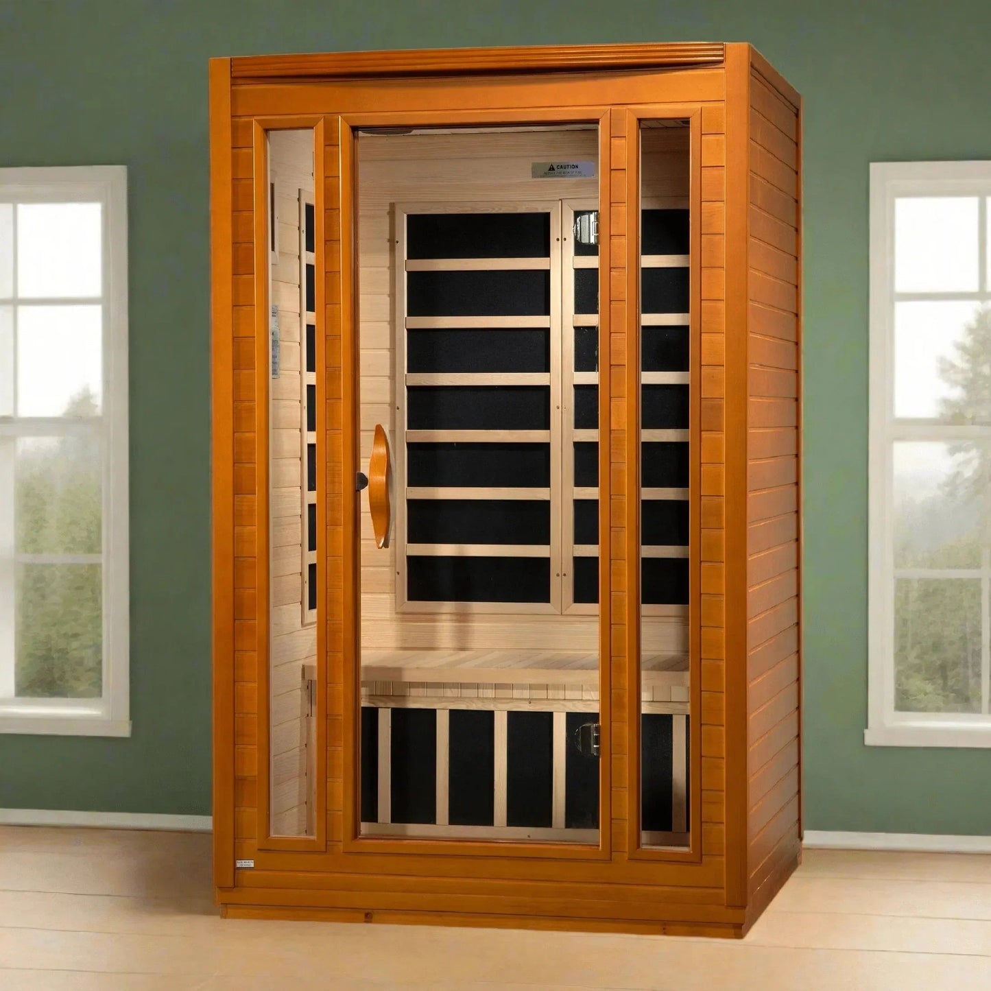 Dynamic San Marino Elite 2-person Ultra Low EMF FAR Infrared Sauna-Dynamic Saunas-HQ Sauna