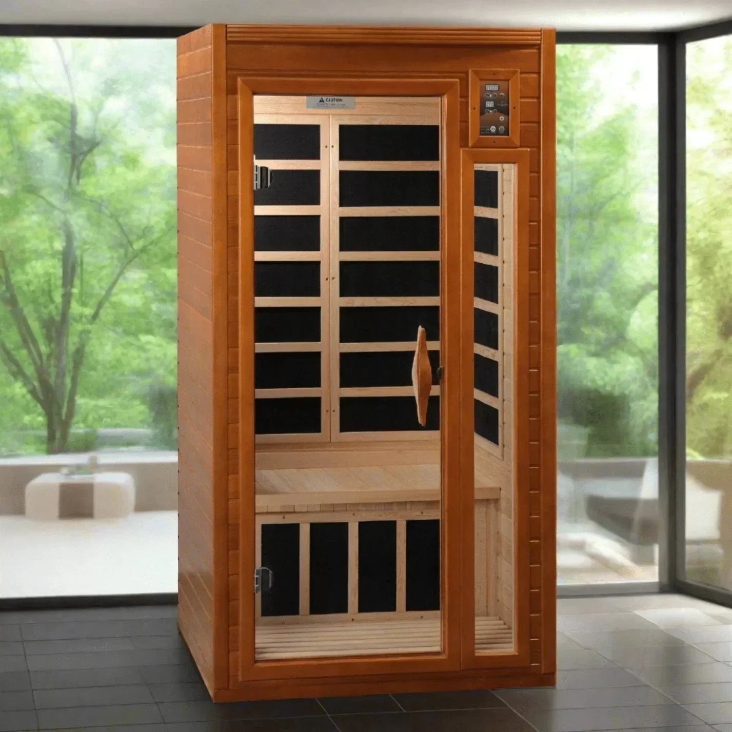 Dynamic Barcelona Elite 1-2-person Ultra Low EMF FAR Infrared Sauna-Dynamic Saunas-HQ Sauna