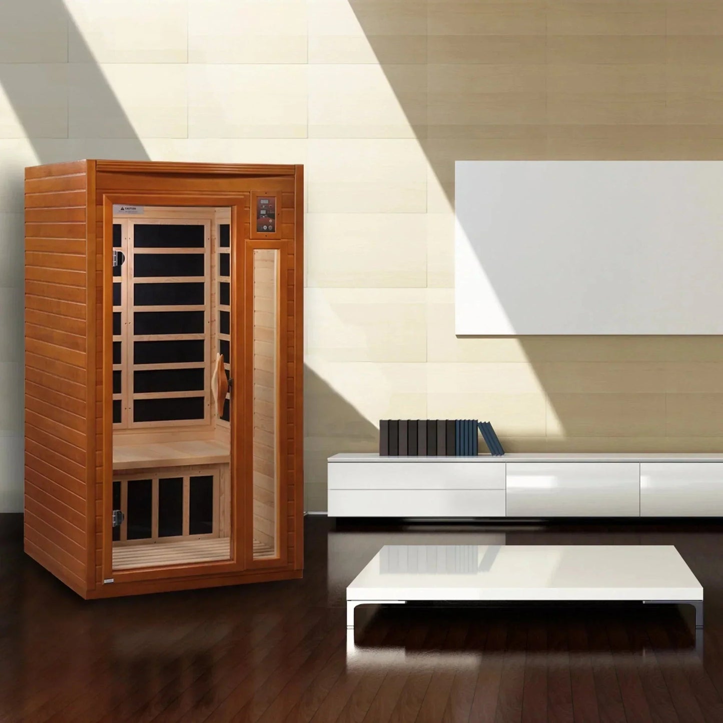 Dynamic Barcelona Elite 1-2-person Ultra Low EMF FAR Infrared Sauna-Dynamic Saunas-HQ Sauna