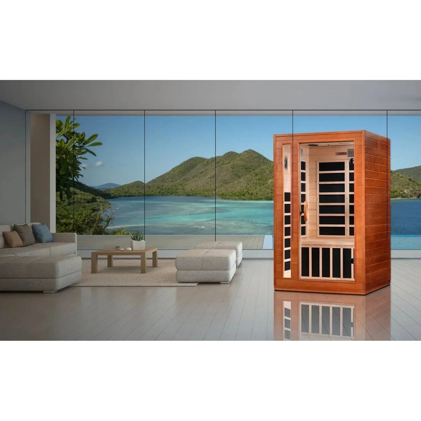 Dynamic "Cordoba" 2-person Low EMF FAR Infrared Sauna-Dynamic Saunas-HQ Sauna