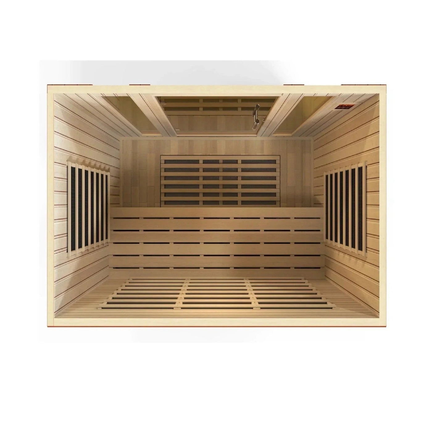 Dynamic "Bergamo" 4-person Low EMF FAR Infrared Sauna DYN-6440-01-Dynamic Saunas-HQ Sauna