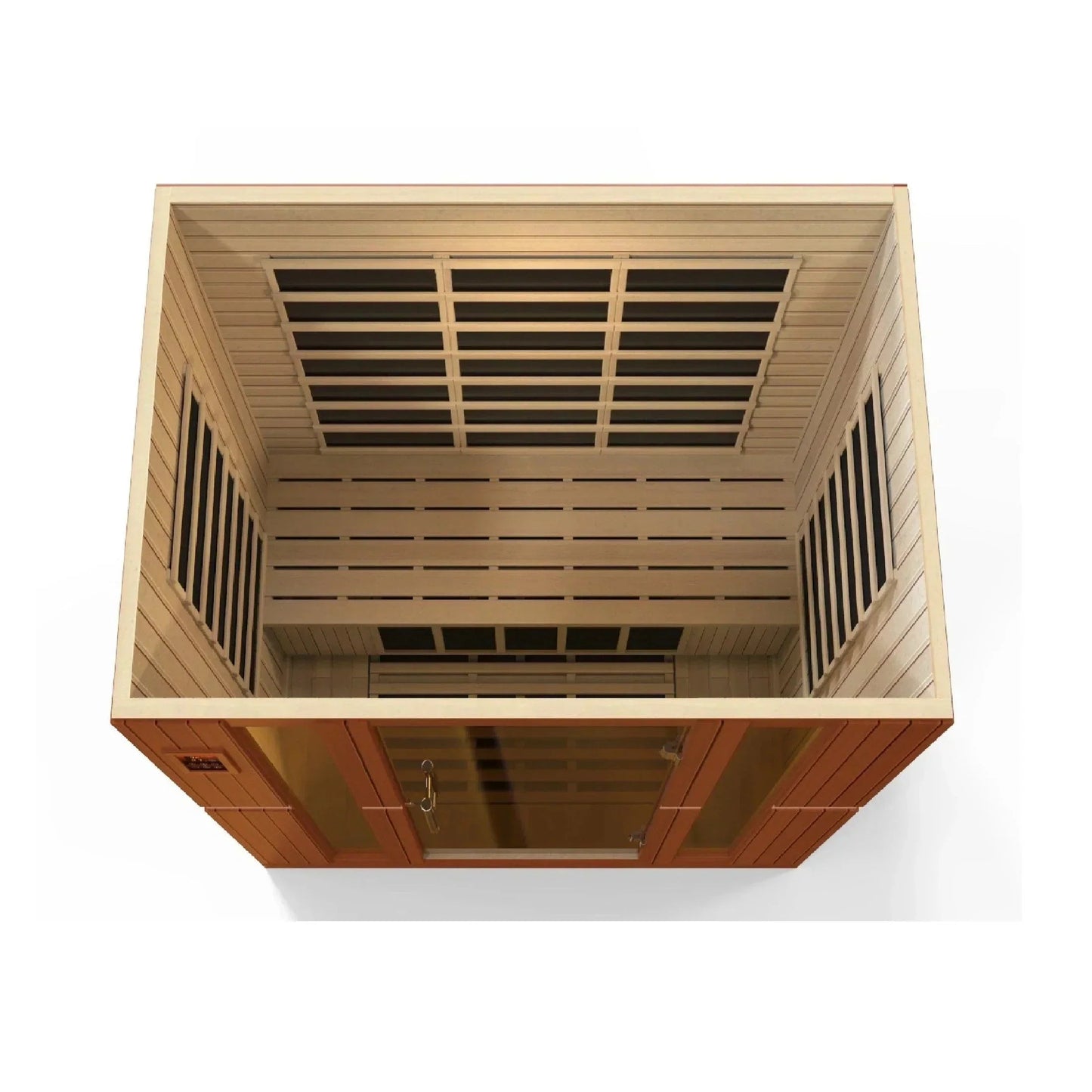 Dynamic "Bergamo" 4-person Low EMF FAR Infrared Sauna DYN-6440-01-Dynamic Saunas-HQ Sauna