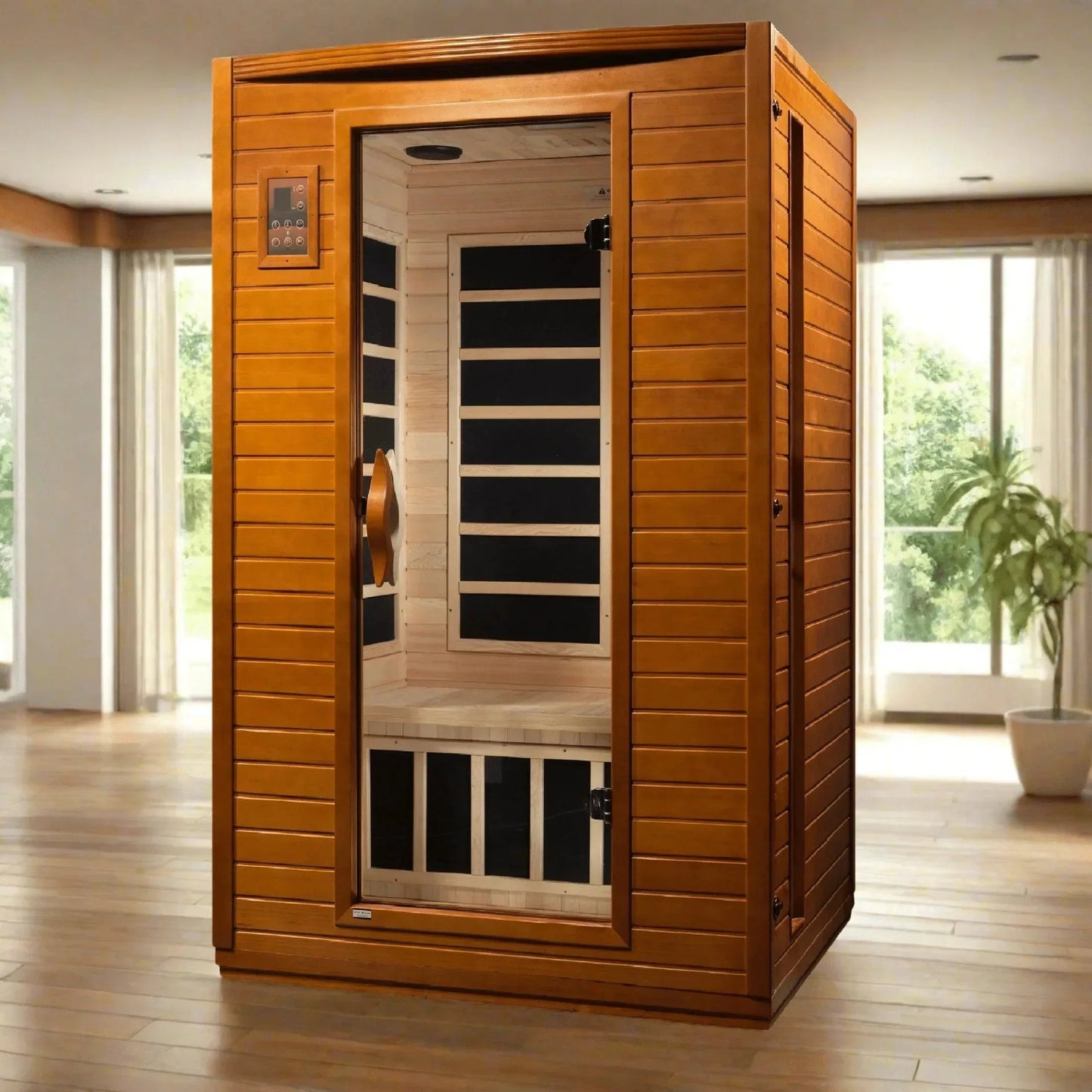 Dynamic "Versailles" 2-person Low EMF FAR Infrared Sauna DYN-6210-01-Dynamic Saunas-HQ Sauna