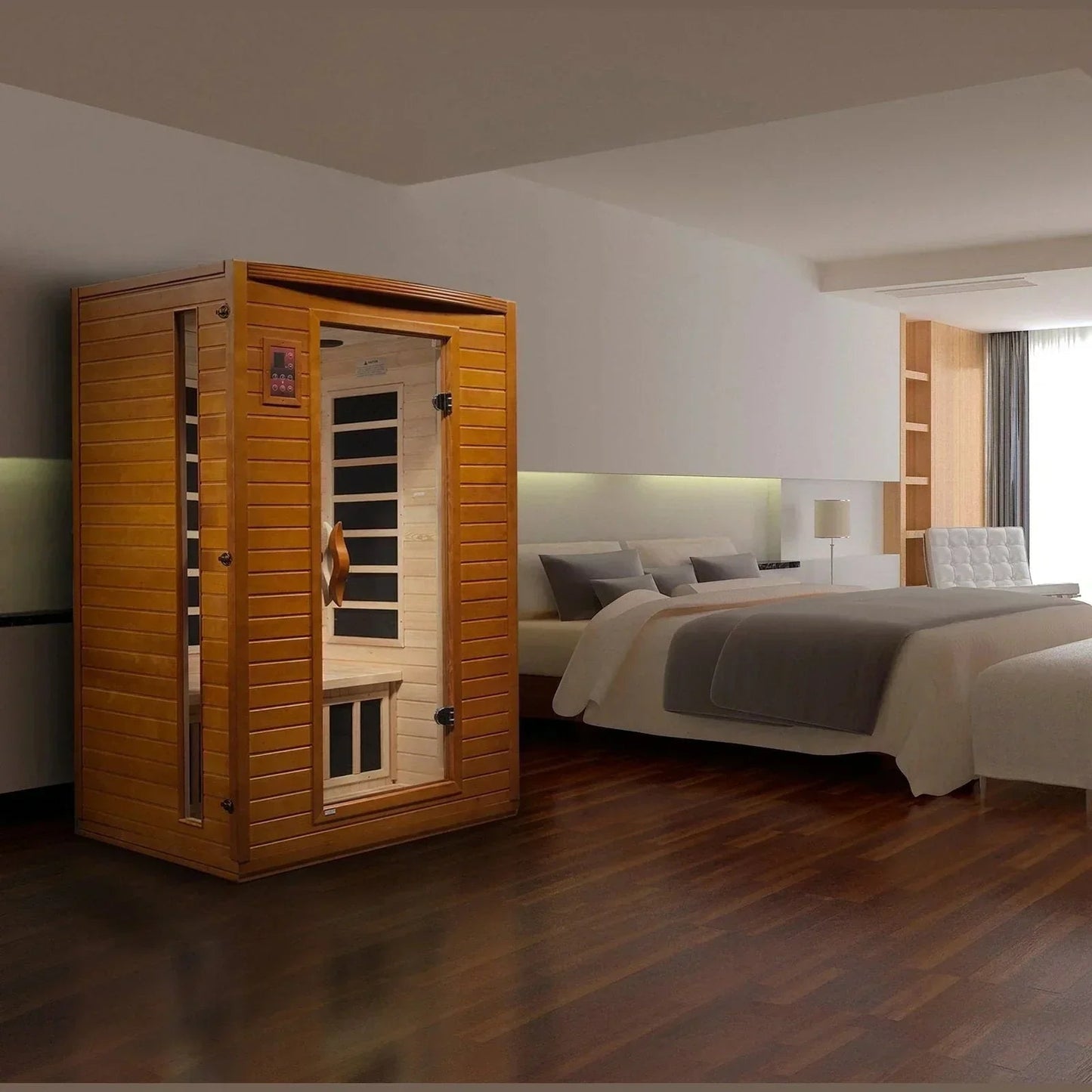 Dynamic "Versailles" 2-person Low EMF FAR Infrared Sauna DYN-6210-01-Dynamic Saunas-HQ Sauna