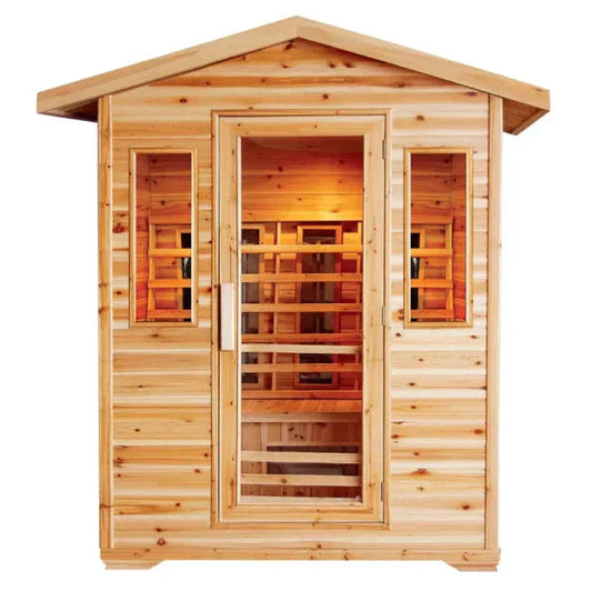 Sunray Saunas Saunas Cayenne 4-Person Outdoor Infrared Sauna