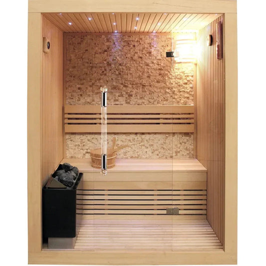 Sunray Saunas Saunas Rockledge 2-Person Luxury Traditional Sauna