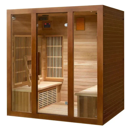 Sunray Saunas Saunas Roslyn 4-Person Infrared Sauna