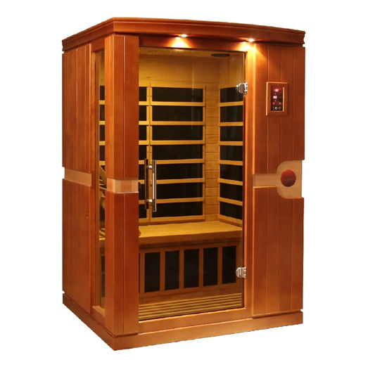 Dynamic "Venice" 2-person Low EMF FAR Infrared Sauna DYN-6210-01-Dynamic Saunas-HQ Sauna