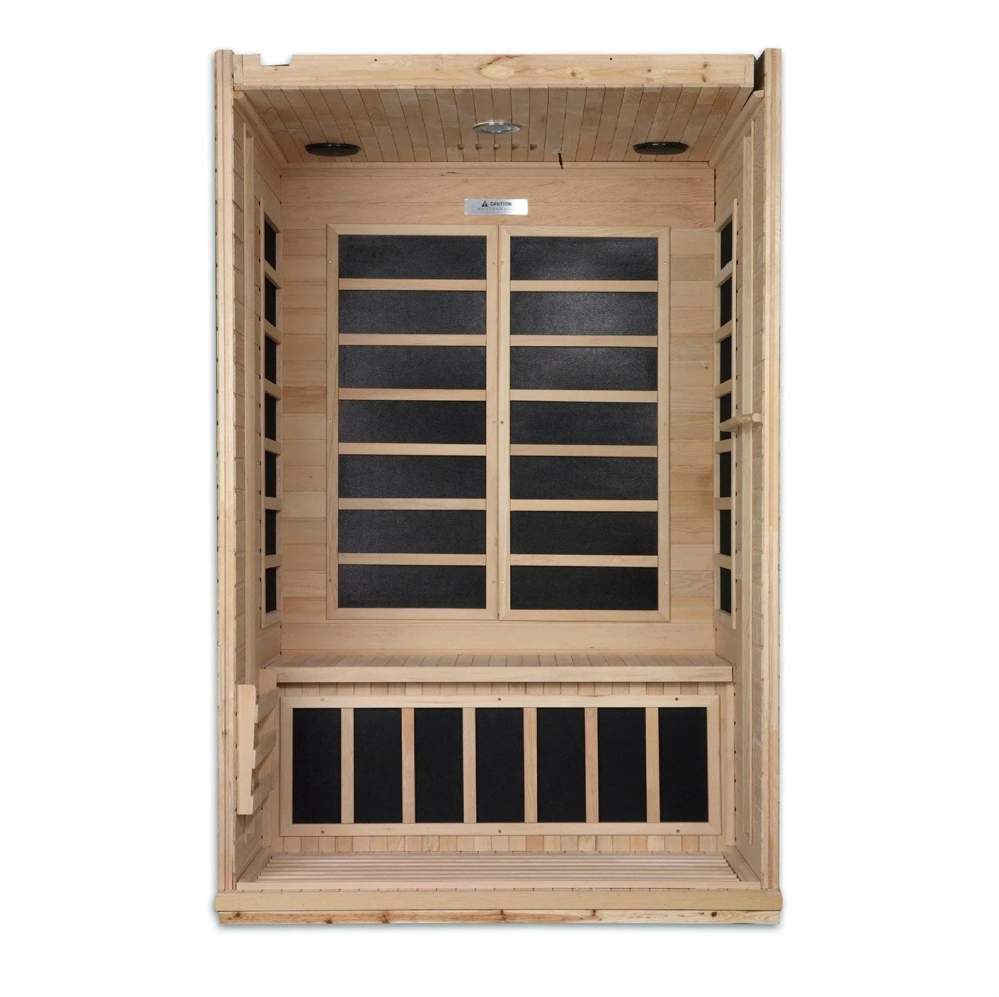 Dynamic "Venice" 2-person Low EMF FAR Infrared Sauna DYN-6210-01-Dynamic Saunas-HQ Sauna