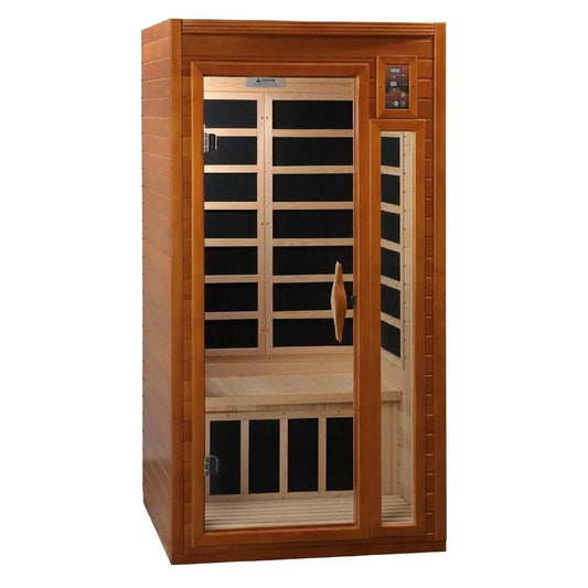 Dynamic "Barcelona" 1-2-person Low EMF FAR Infrared Sauna DYN-6106-01-Dynamic Saunas-HQ Sauna