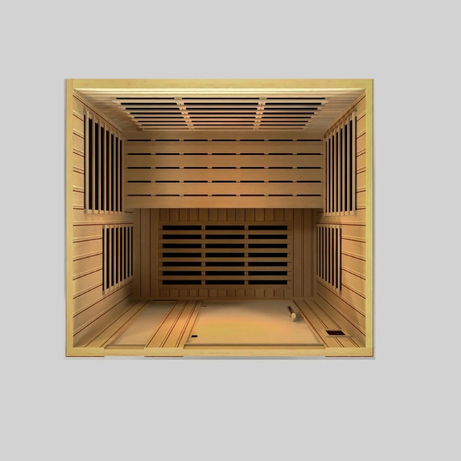 Dynamic Saunas "Lugano" 3-person Low EMF FAR Infrared Sauna DYN-6336-02-Dynamic Saunas-HQ Sauna