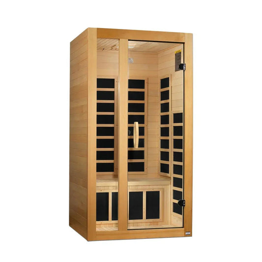 Dynamic "Gracia" 1-2-person Low EMF FAR Infrared Sauna DYN-6119-01-Dynamic Saunas-HQ Sauna