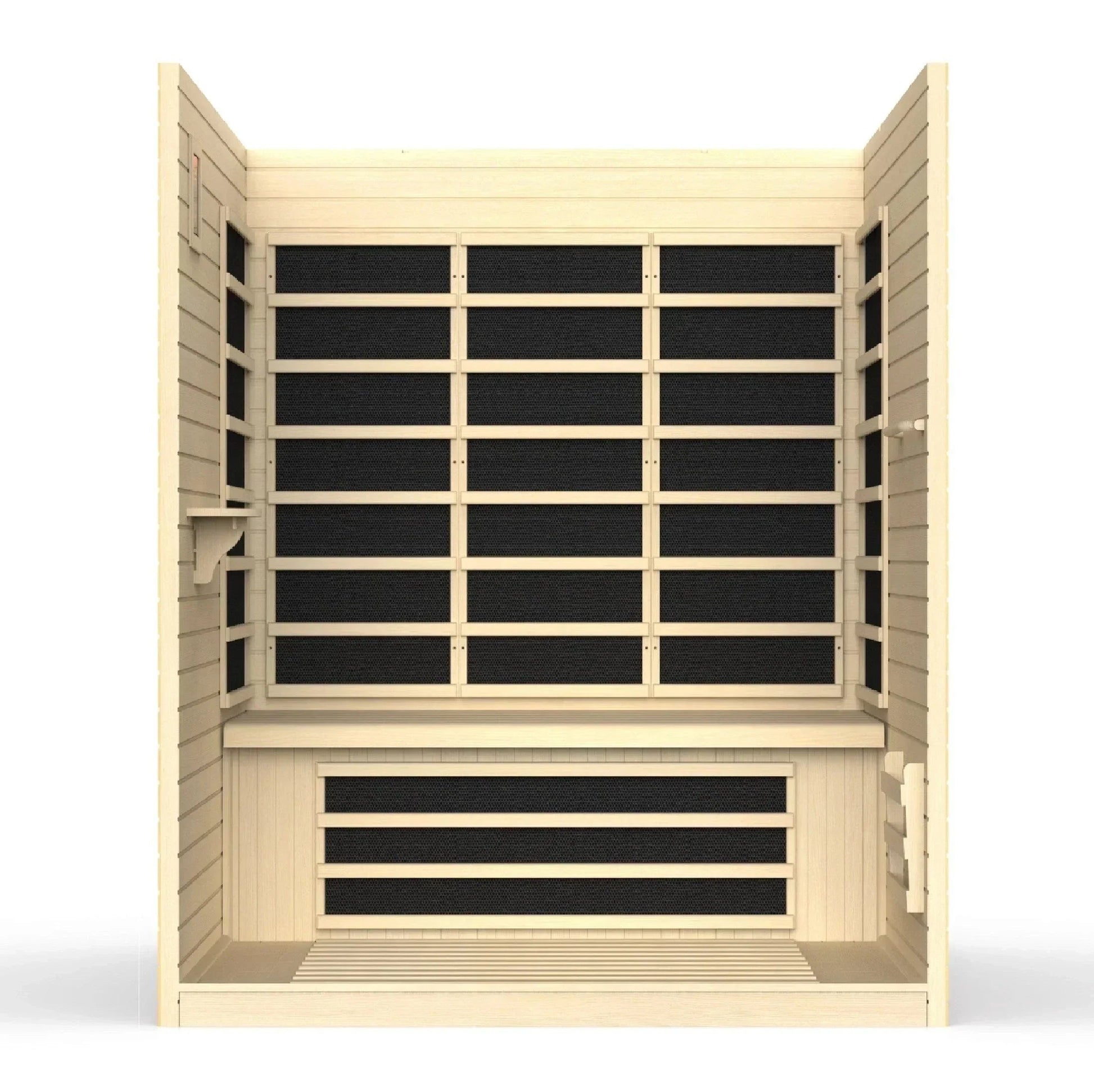 Dynamic Vila 3-person Ultra Low EMF (Under 3MG) FAR Infrared Sauna (Canadian Hemlock)-Dynamic Saunas-HQ Sauna