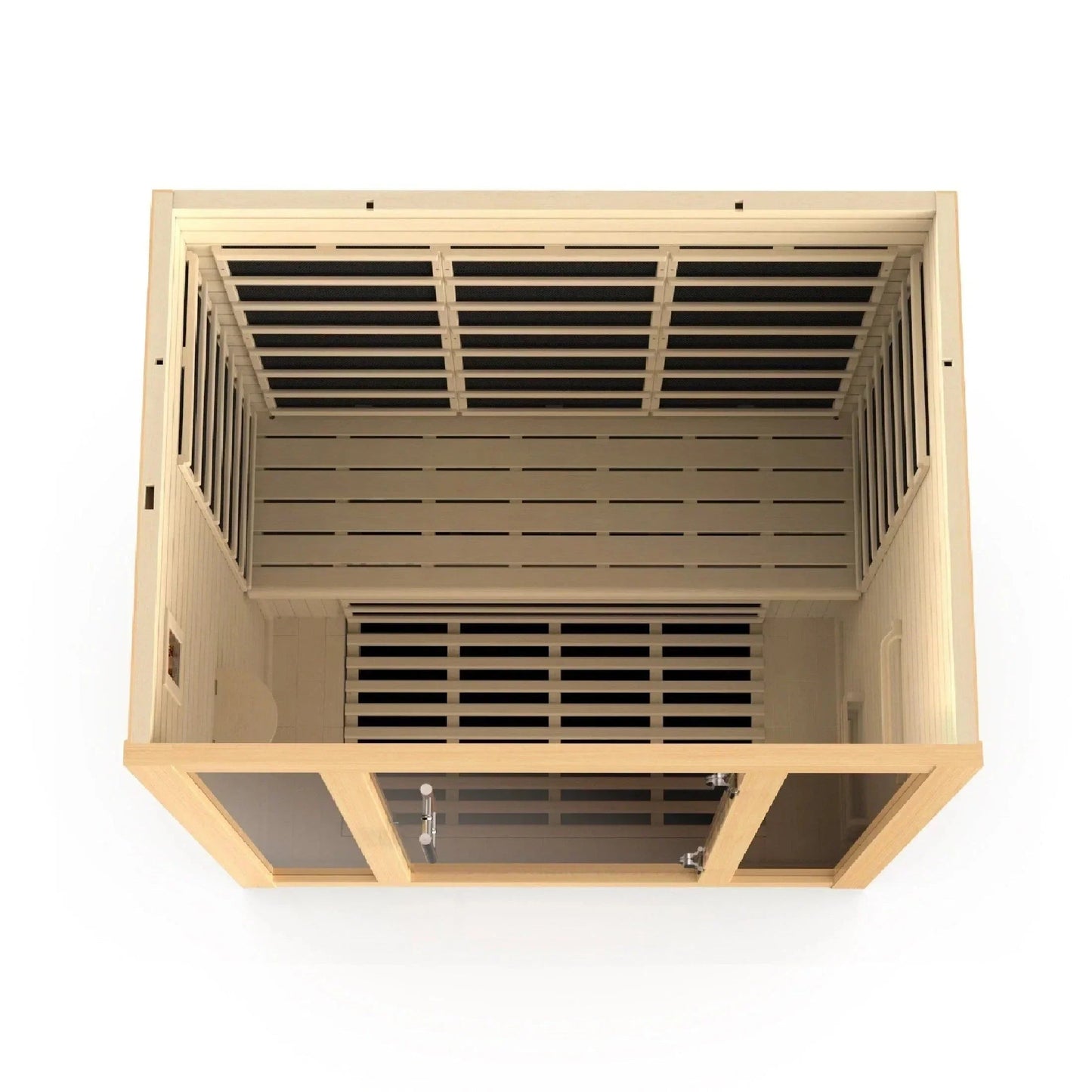 Dynamic Vila 3-person Ultra Low EMF (Under 3MG) FAR Infrared Sauna (Canadian Hemlock)-Dynamic Saunas-HQ Sauna