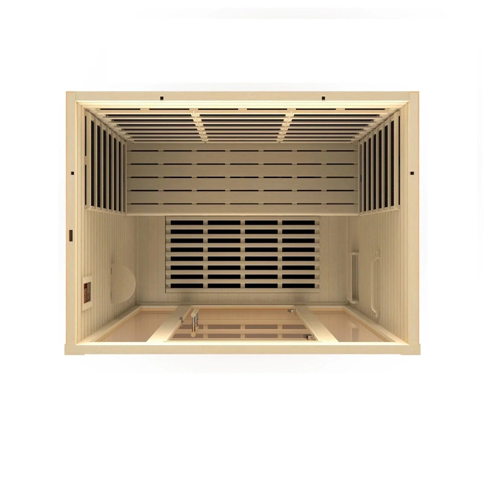 Dynamic Vila 3-person Ultra Low EMF (Under 3MG) FAR Infrared Sauna (Canadian Hemlock)-Dynamic Saunas-HQ Sauna