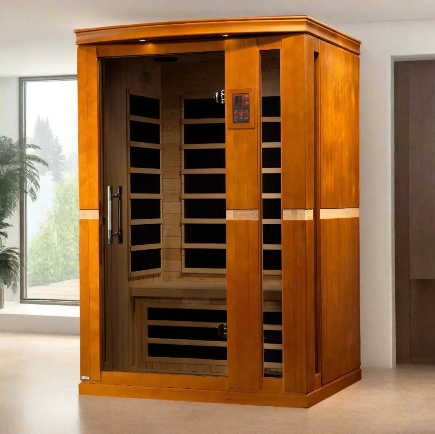 Dynamic "Vittoria" 2-person Low EMF FAR Infrared Sauna-Dynamic Saunas-HQ Sauna