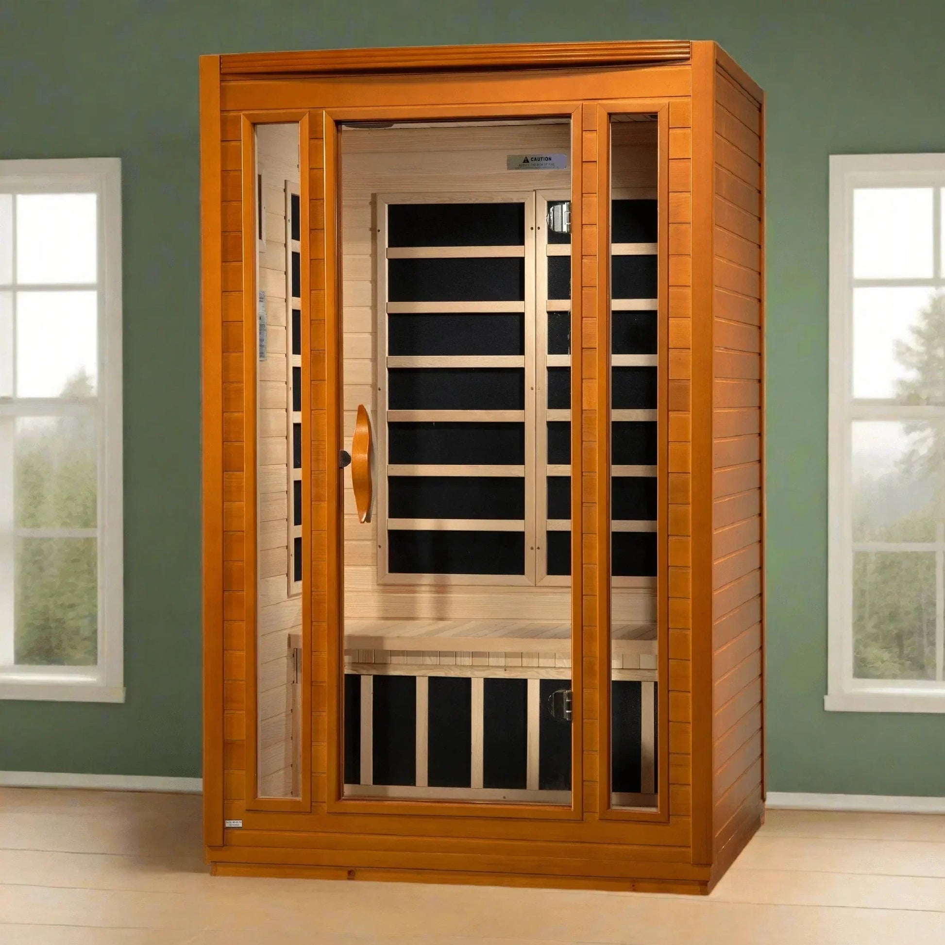 Dynamic San Marino Elite 2-person Ultra Low EMF FAR Infrared Sauna-Dynamic Saunas-HQ Sauna