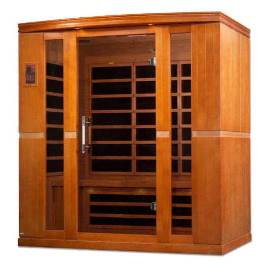 Dynamic "Bergamo" 4-person Low EMF FAR Infrared Sauna DYN-6440-01-Dynamic Saunas-HQ Sauna